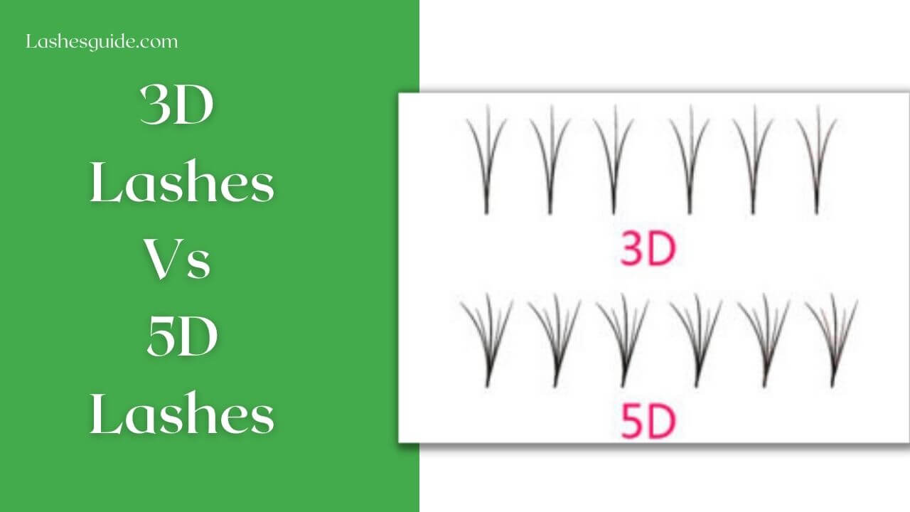 3D Vs 5D lashes