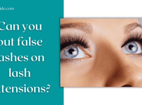 Can you put false lashes on lash extensions